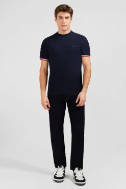 Clearance T-hirt A anche Courte Beu arine Homme T-Shirts