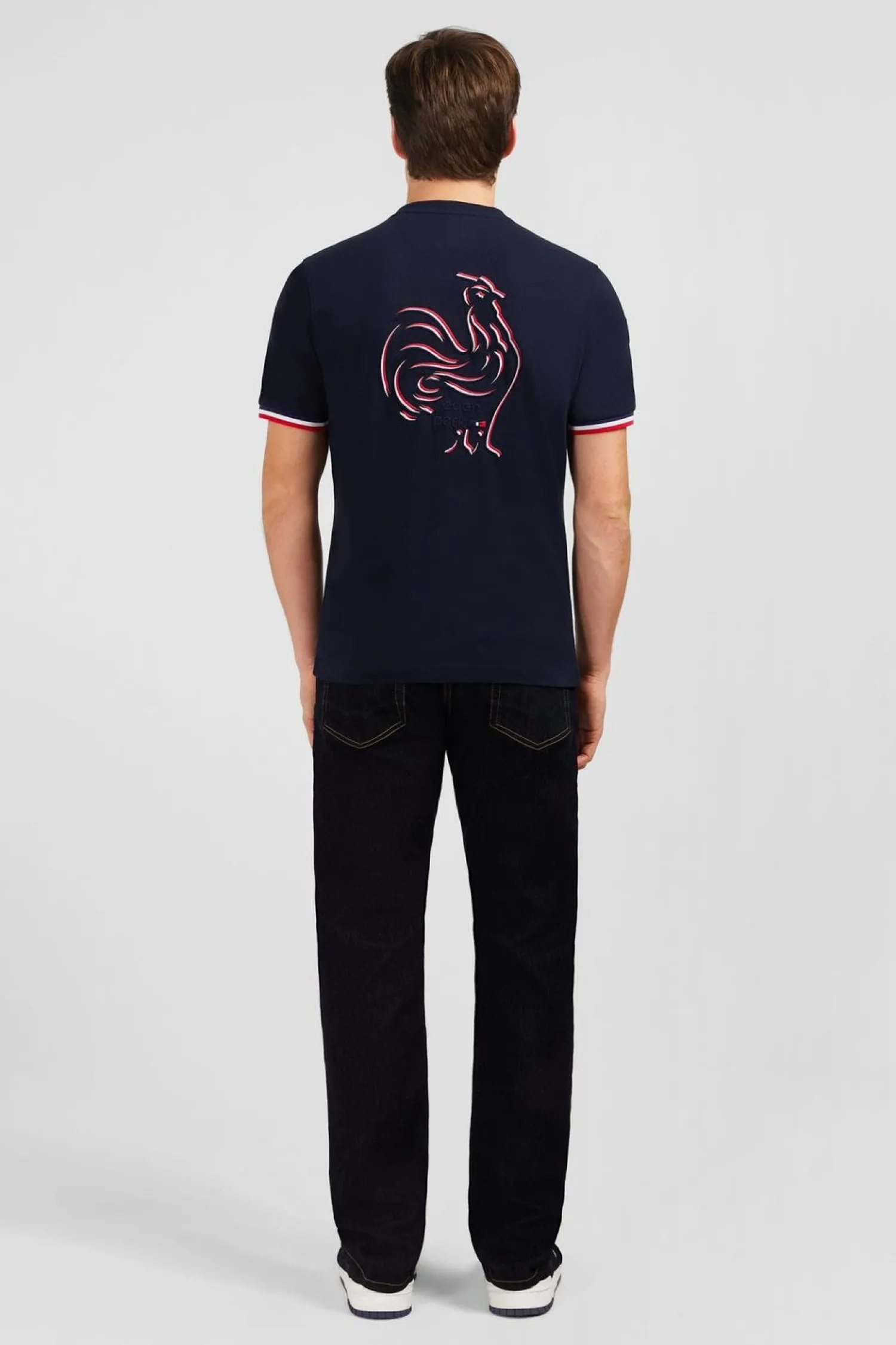 Clearance T-hirt A anche Courte Beu arine Homme T-Shirts