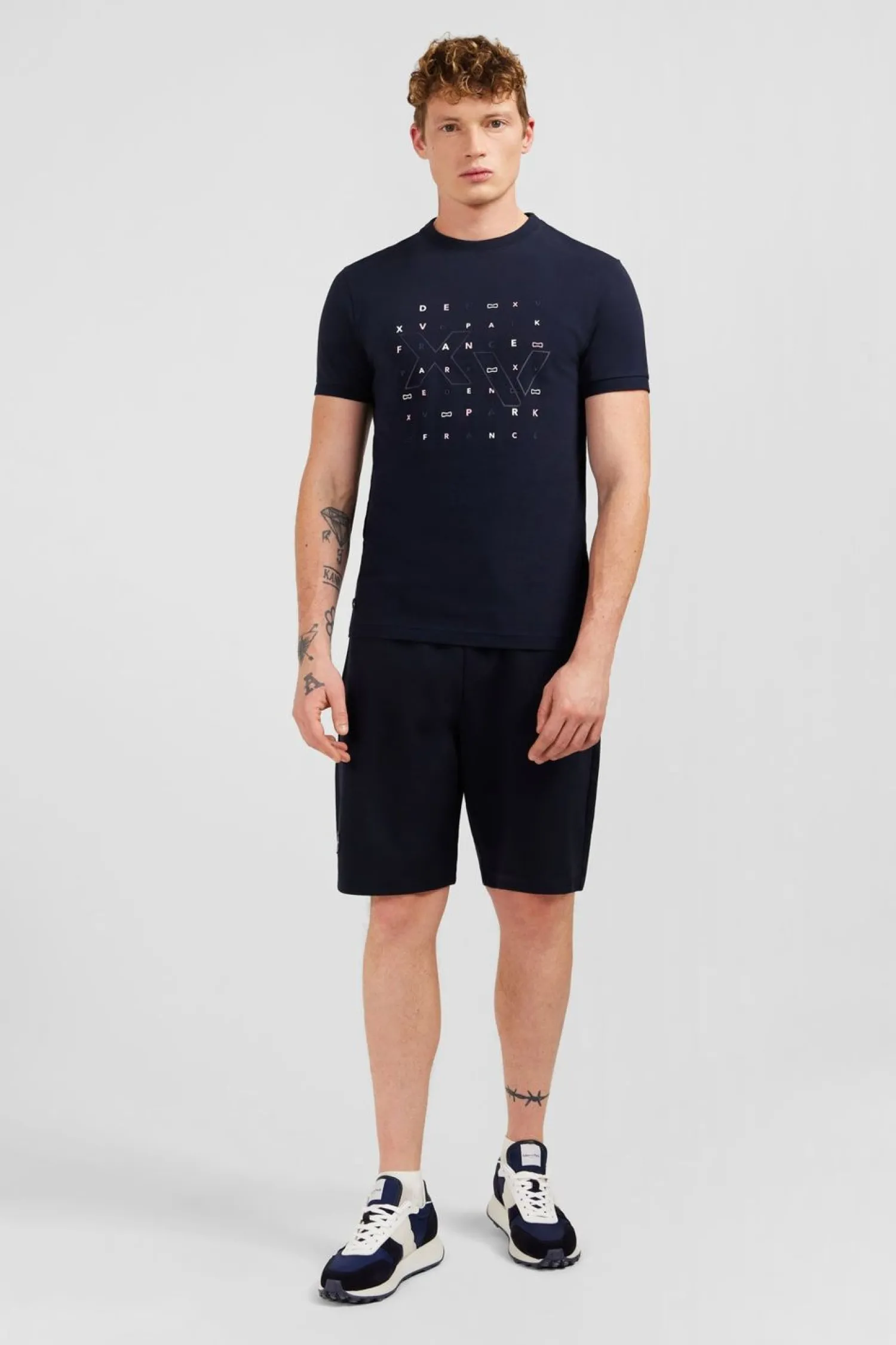 Online T-hirt A anche Courte Beu arine Iprie Homme T-Shirts