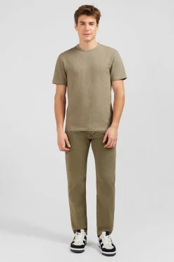Clearance T-hirt Beige En Coton Fae Homme T-Shirts