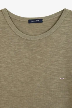Clearance T-hirt Beige En Coton Fae Homme T-Shirts