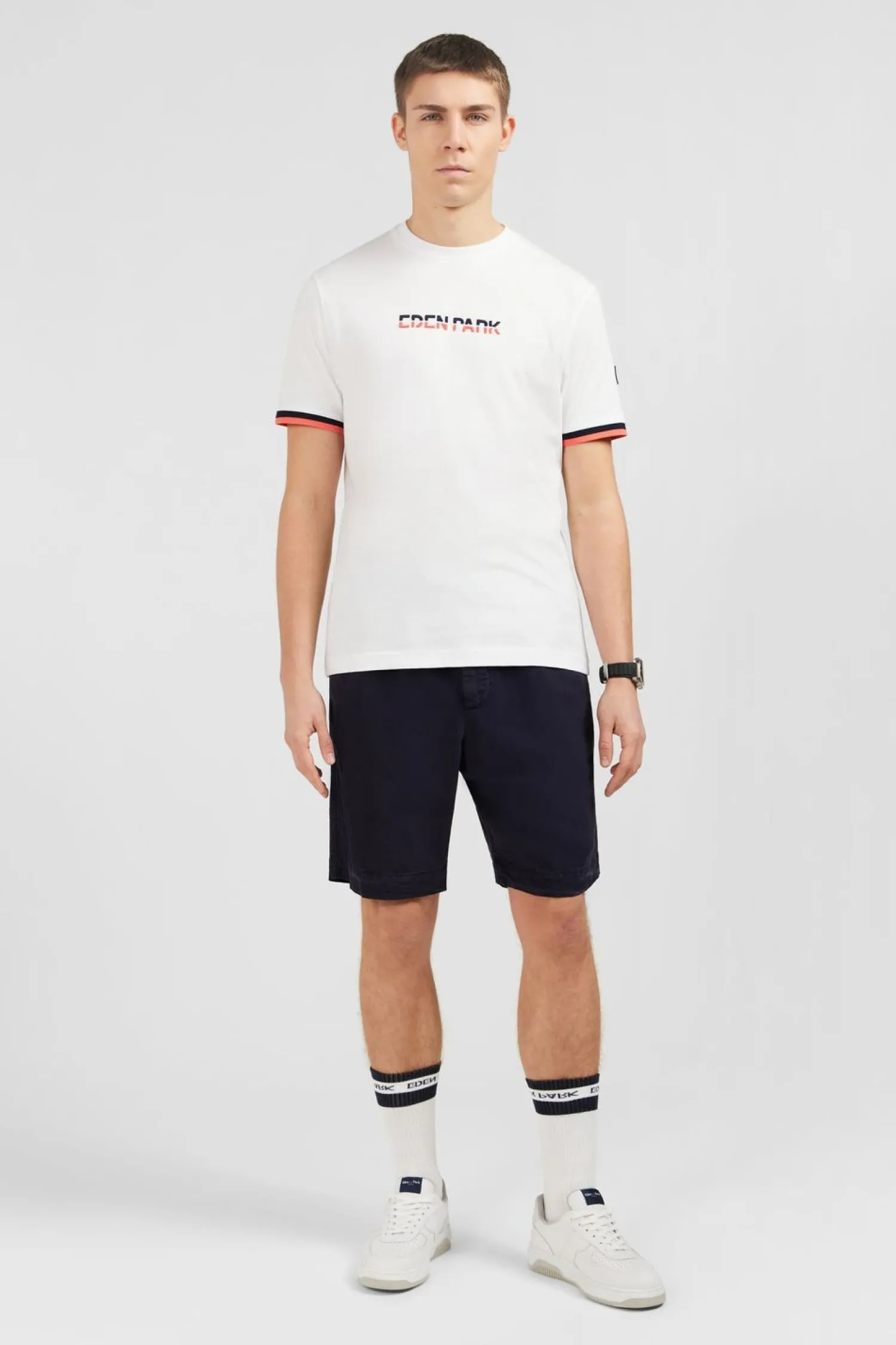 Outlet T-hirt Banc A Broderie Bicoore Homme T-Shirts