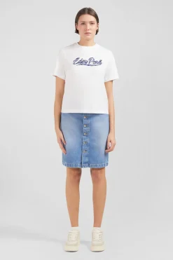 Clearance T-hirt Banc A Broderie Feurie Femme T-Shirts