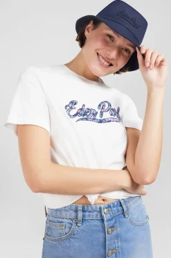 Clearance T-hirt Banc A Broderie Feurie Femme T-Shirts