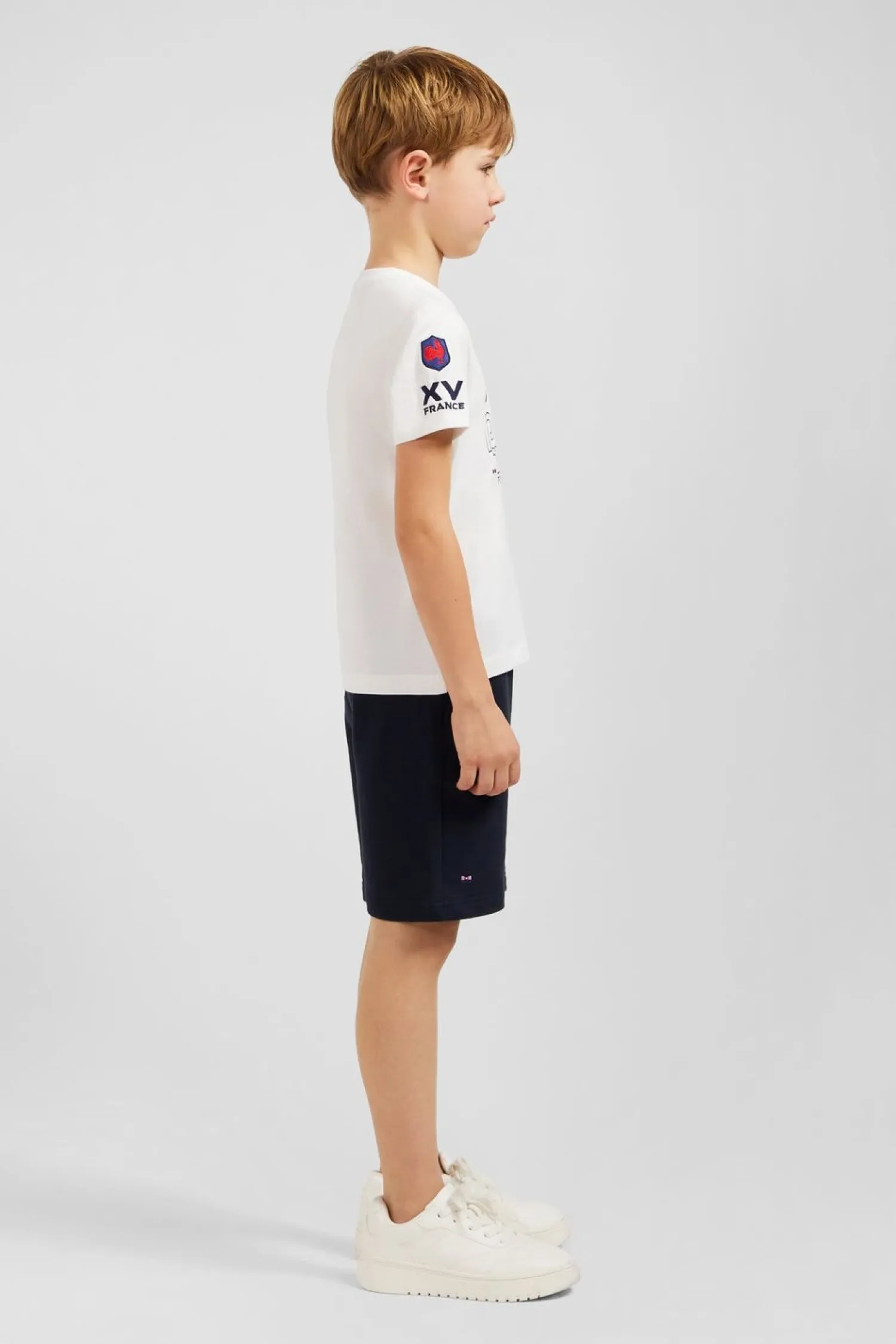 Discount T-Shirt Blanc Xv De France En Jersey Coton Enfant Enfant