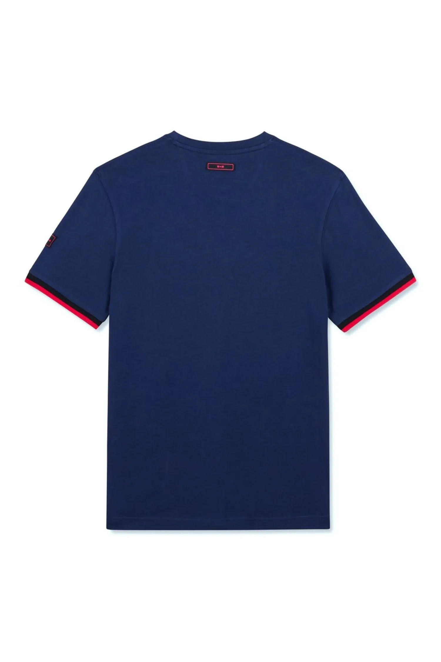 Discount T-hirt Beu Fonce A Broderie Bicoore Homme T-Shirts