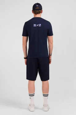 Discount T-hirt Beu Fonce A Broderie Homme T-Shirts