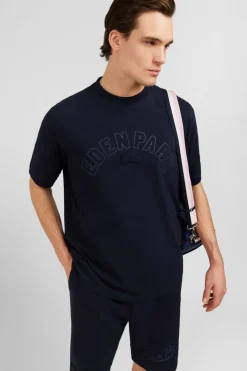 New T-hirt Beu Fonce A Incription Homme T-Shirts