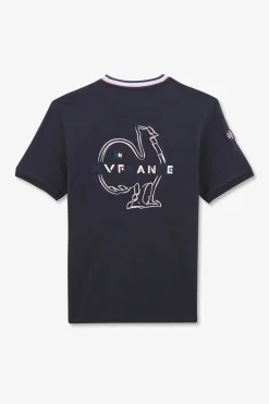 Outlet T-hirt Beu arine A Coq Xv De France Au Do Homme T-Shirts