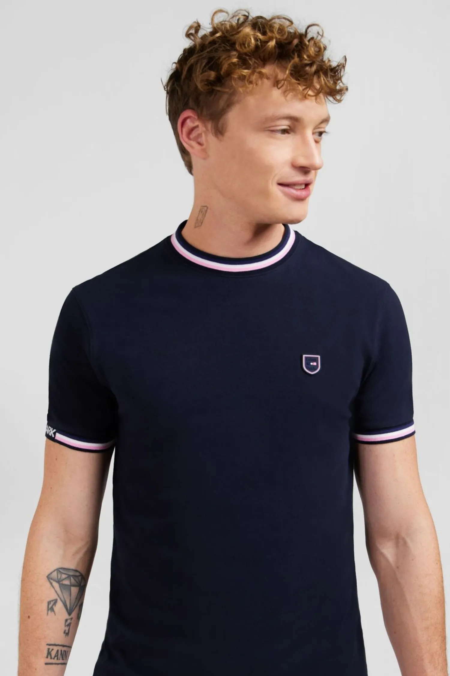 Sale T-hirt Beu arine A anche Courte Homme T-Shirts