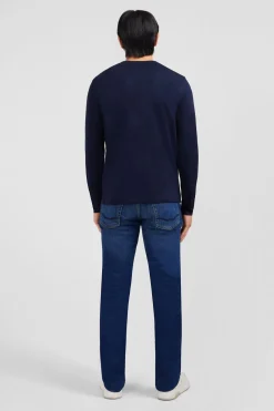 Discount T-hirt Beu arine Co V A anche ongue Homme T-Shirts