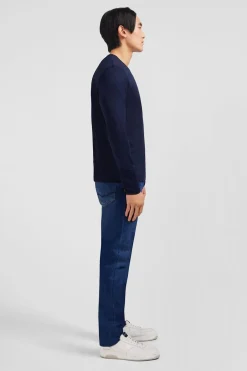 Discount T-hirt Beu arine Co V A anche ongue Homme T-Shirts