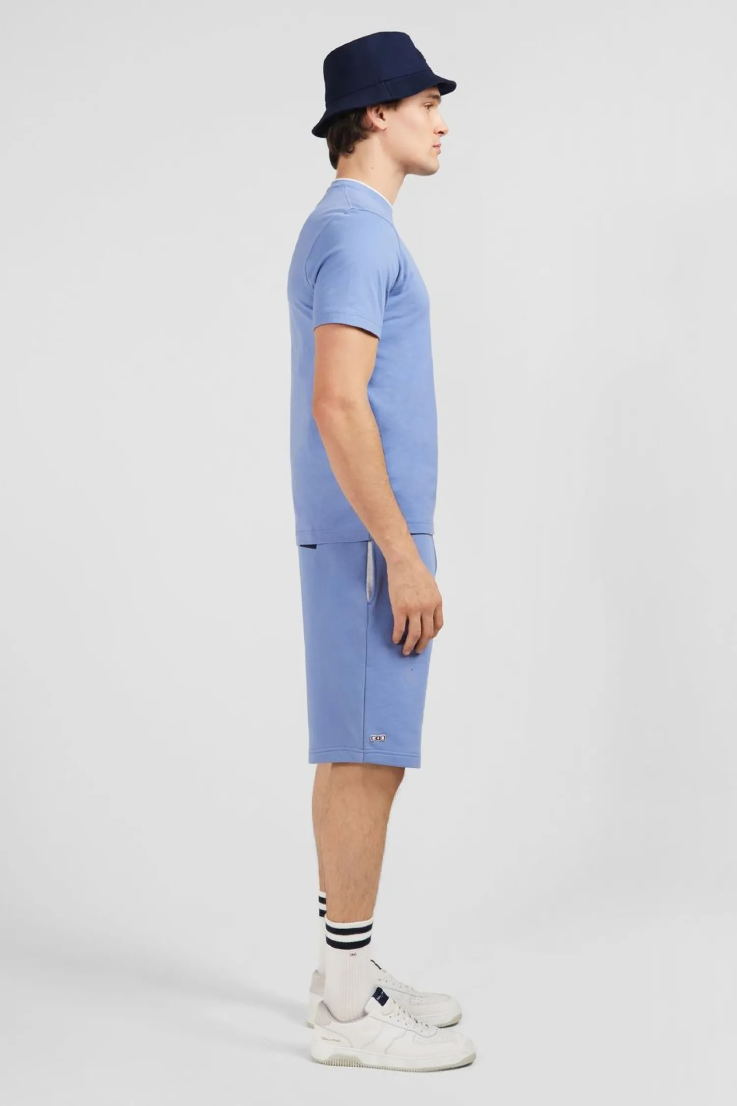 New T-hirt Beu Uni A anche Courte Homme T-Shirts