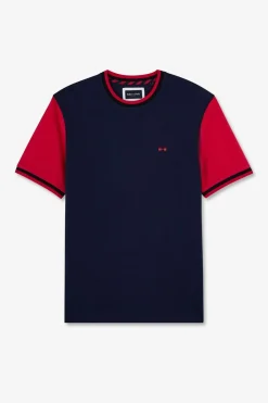 New T-hirt Coorbock Beu Fonce A Incription French Fair Homme T-Shirts