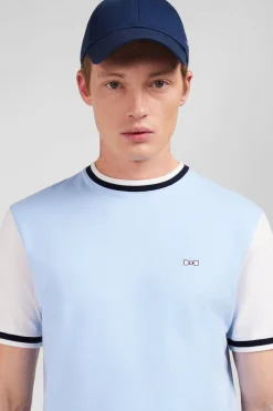 Sale T-hirt Coorbock Beu arine A Incription French Fair Homme T-Shirts