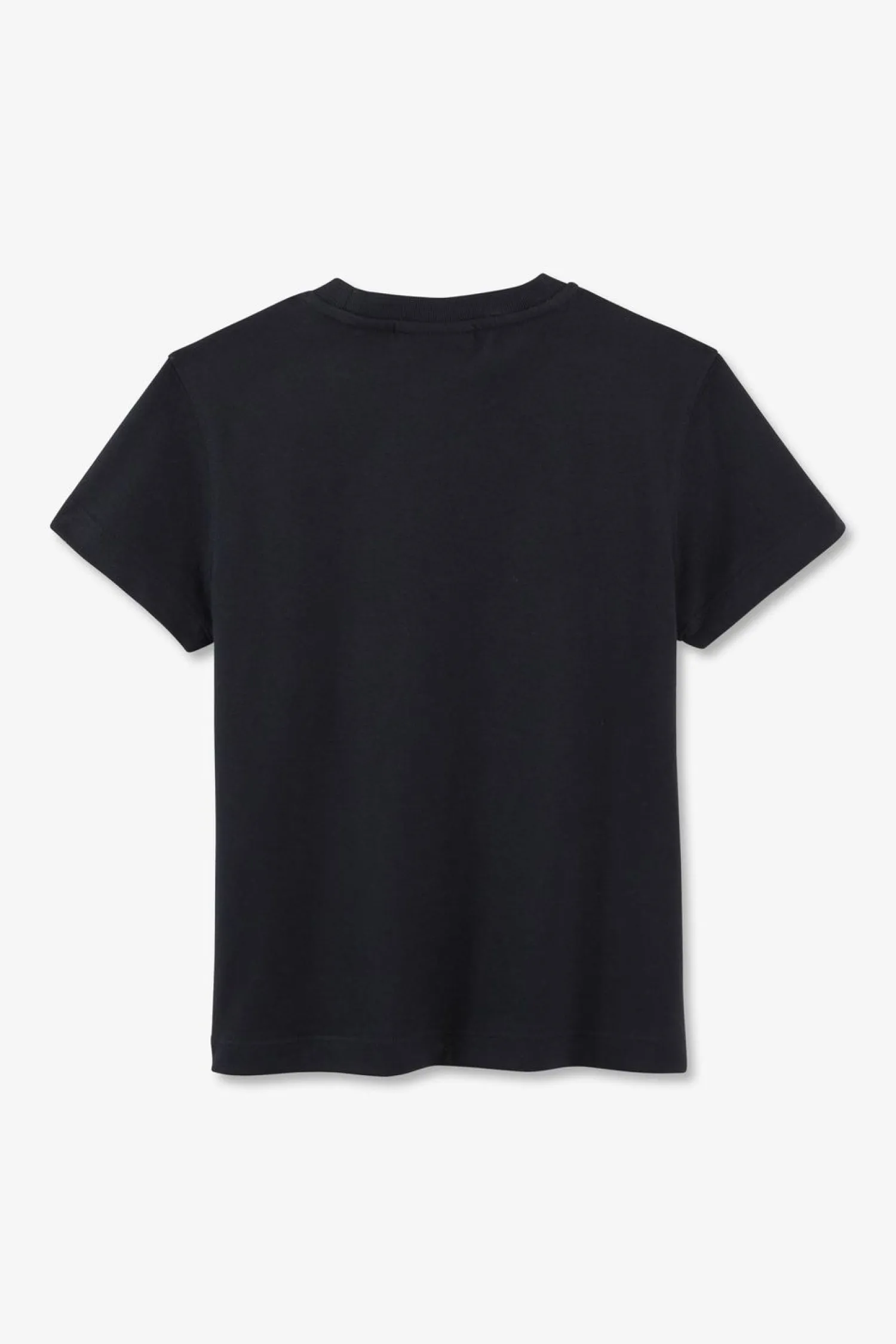 T-Shirt Debosse Marine En Jersey Coton Enfant Enfant