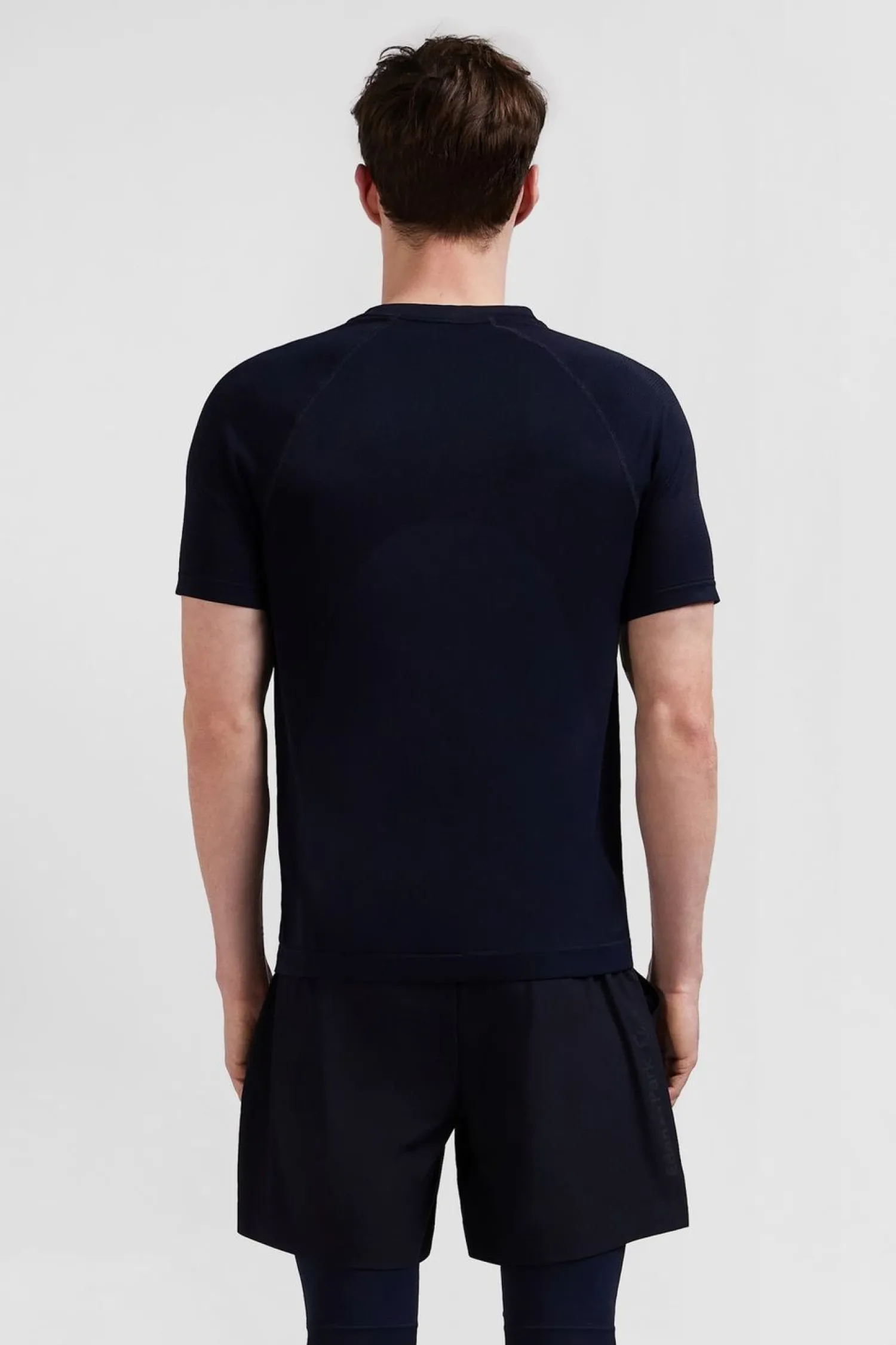 Sale T-hirt De port anche Courte A Detai Cerce Beu arine Homme T-Shirts