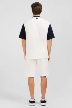 Clearance T-hirt Ecru Coorbock Incription Homme T-Shirts