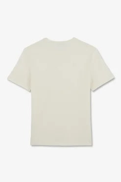 Clearance T-hirt Ecru En Coton Fae Homme T-Shirts