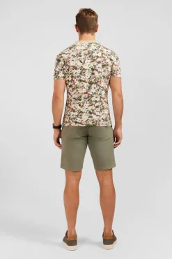T-hirt Ecru En Coton Pique Iprie Feuri Homme T-Shirts