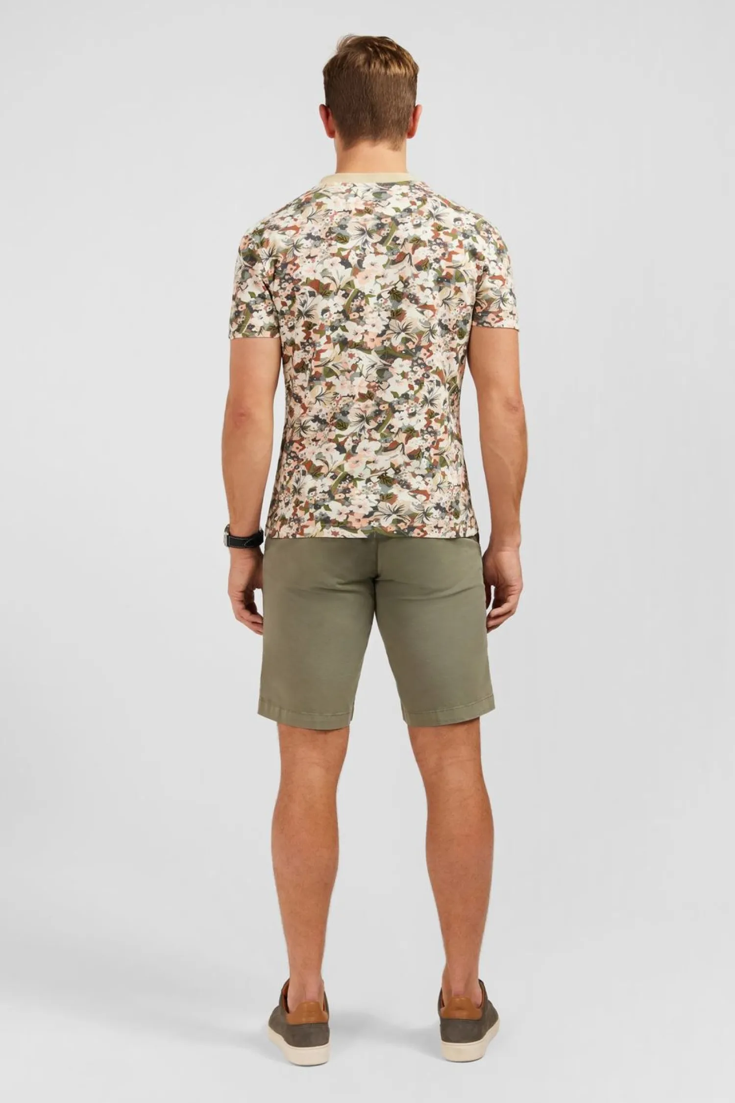 T-hirt Ecru En Coton Pique Iprie Feuri Homme T-Shirts