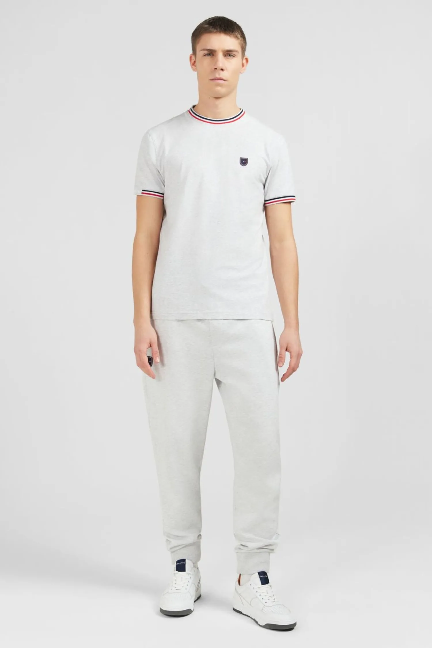 Discount T-hirt Gri Cair A anche Courte Homme T-Shirts