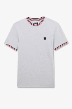 Discount T-hirt Gri Cair A anche Courte Homme T-Shirts