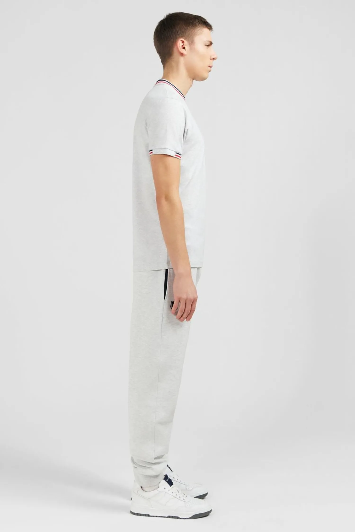 Discount T-hirt Gri Cair A anche Courte Homme T-Shirts