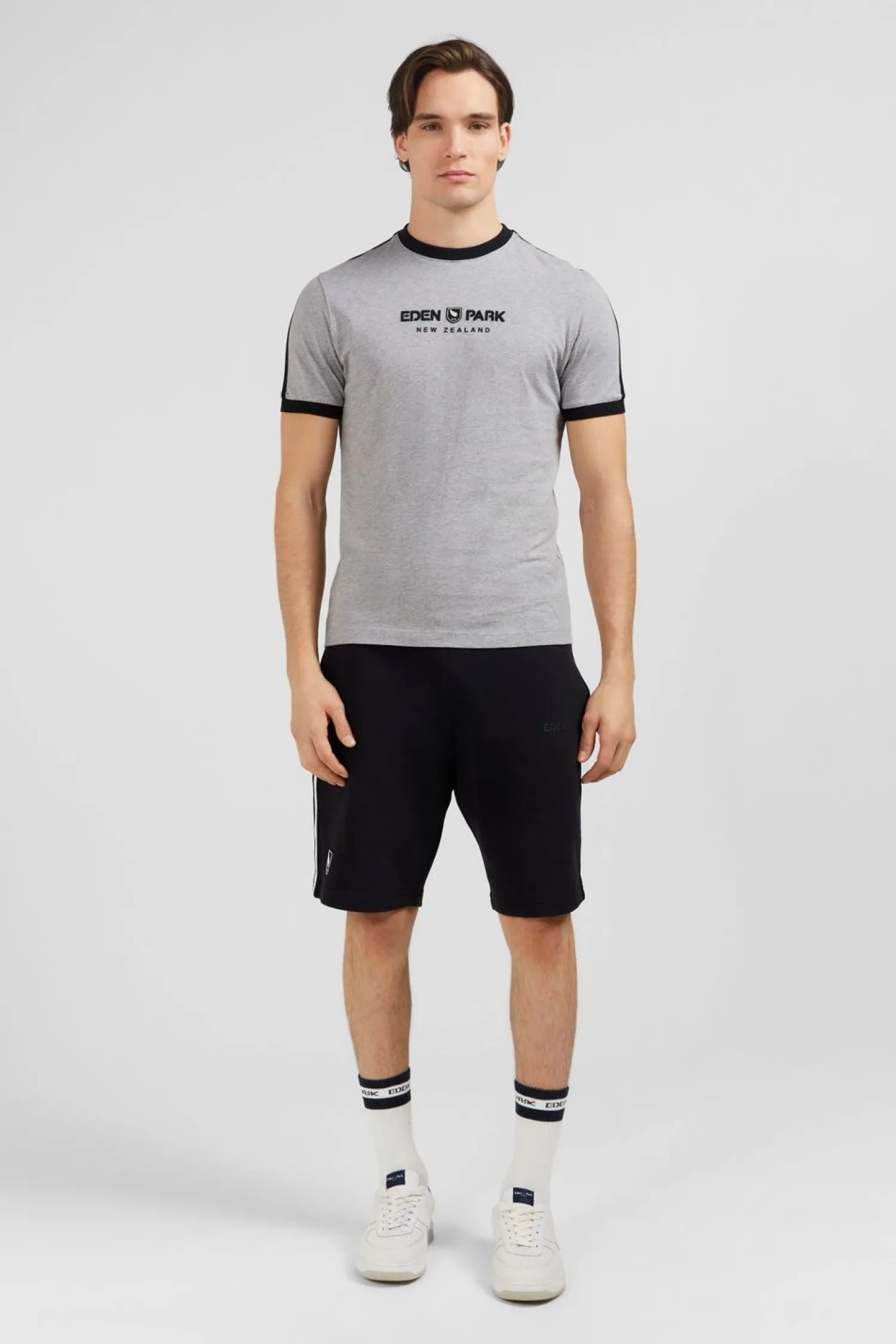 T-hirt Gri Cair Incription New Zeaand Homme T-Shirts