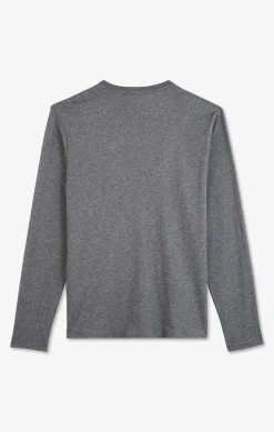 Online T-hirt Gri Co Rond A anche ongue Homme T-Shirts