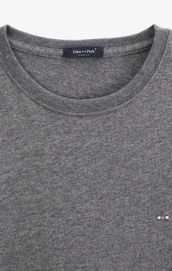 Online T-hirt Gri Co Rond A anche ongue Homme T-Shirts