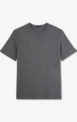New T-hirt Gri Co Rond A anche Courte Homme T-Shirts