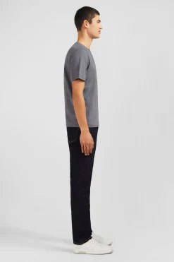 New T-hirt Gri Co Rond A anche Courte Homme T-Shirts