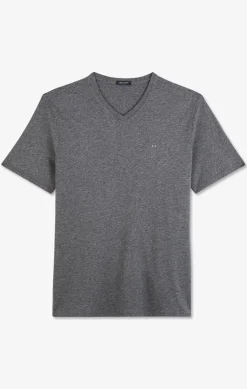 T-hirt Gri Co V A anche Courte Homme T-Shirts