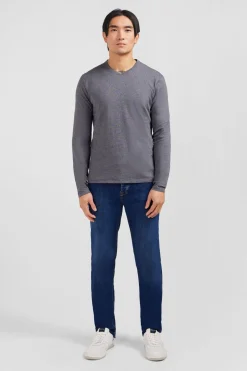 Sale T-hirt Gri Co V A anche ongue Homme T-Shirts