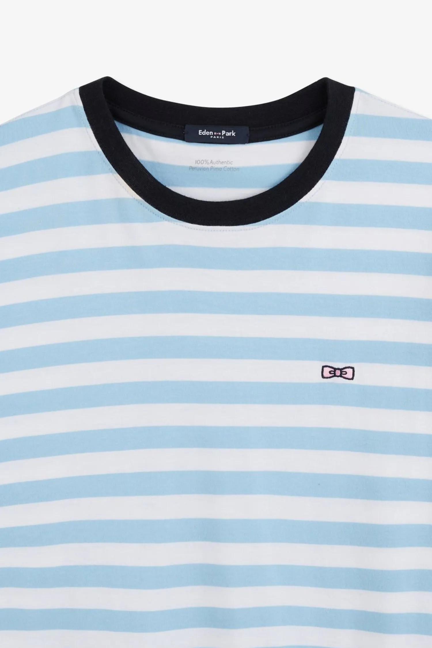 Outlet T-hirt anche Courte A Rayure Femme T-Shirts