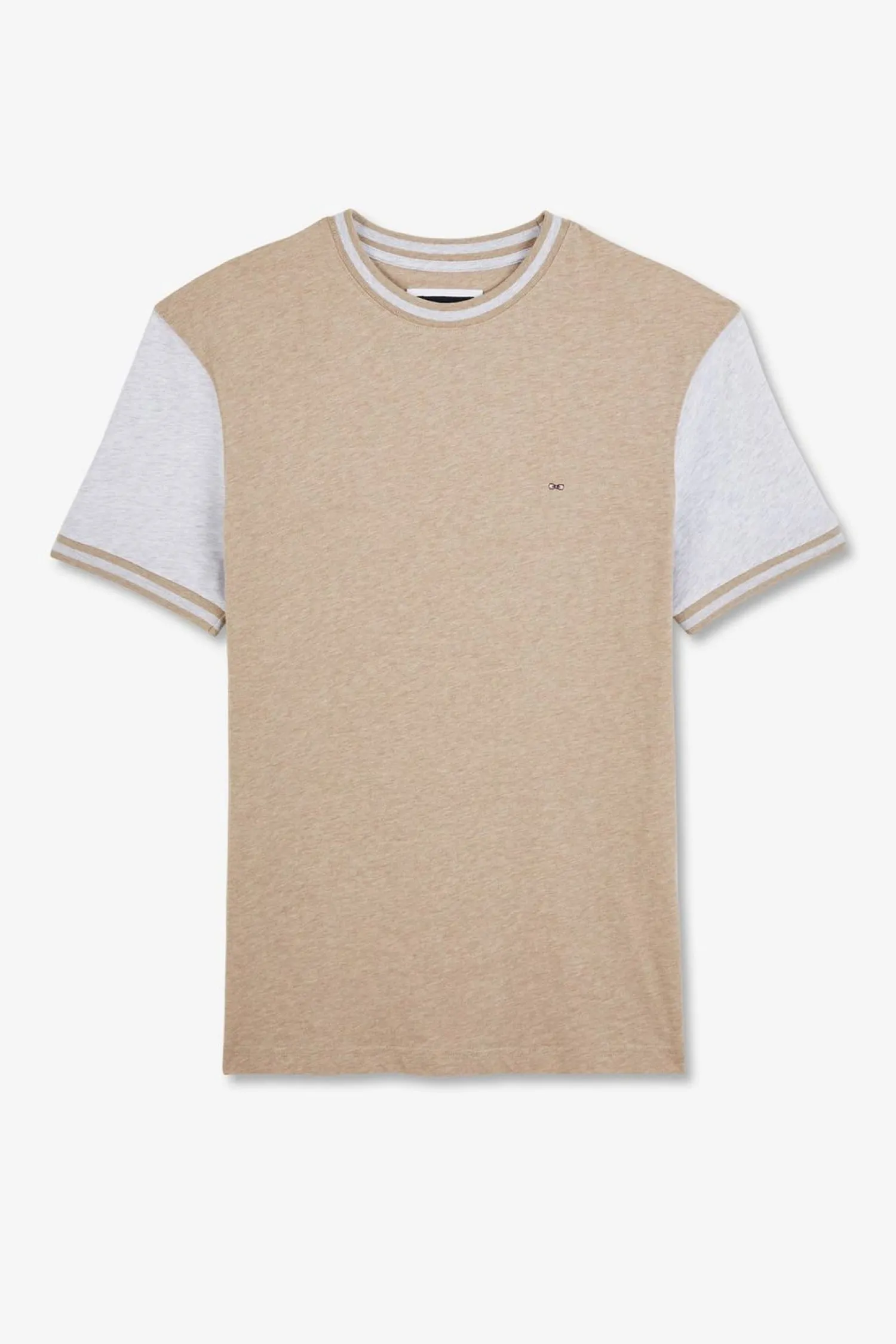 Outlet T-hirt anche Courte Beige Coorbock Homme T-Shirts