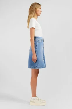 Discount T-hirt anche Courte Banc En Coton Pia Femme T-Shirts