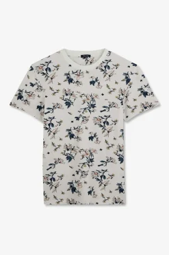Sale T-hirt anche Courte Banc Iprie Feuie Homme T-Shirts