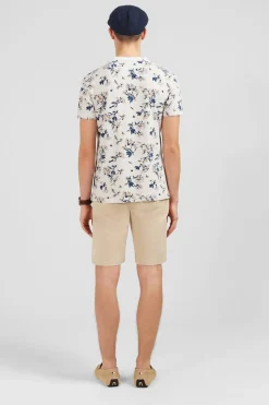 Sale T-hirt anche Courte Banc Iprie Feuie Homme T-Shirts