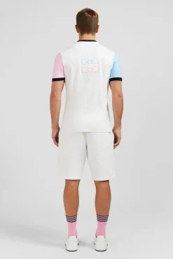 Sale T-hirt anche Courte Banc En Coton Detai Ebee Homme T-Shirts