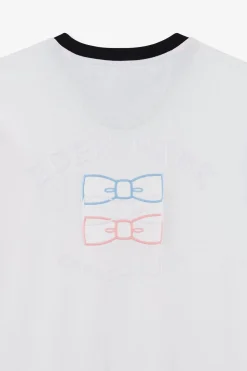 Sale T-hirt anche Courte Banc En Coton Detai Ebee Homme T-Shirts