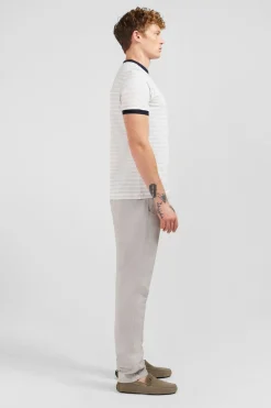 Best T-hirt anche Courte Banc Raye Homme T-Shirts