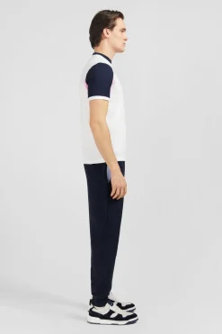 Discount T-hirt anche Courte Banc En Coton Broderie Nuero 10 Homme T-Shirts