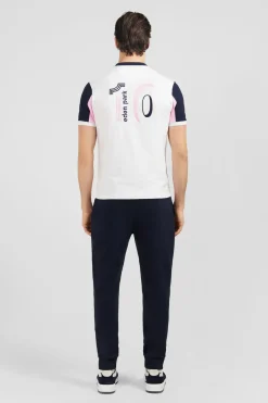 Discount T-hirt anche Courte Banc En Coton Broderie Nuero 10 Homme T-Shirts