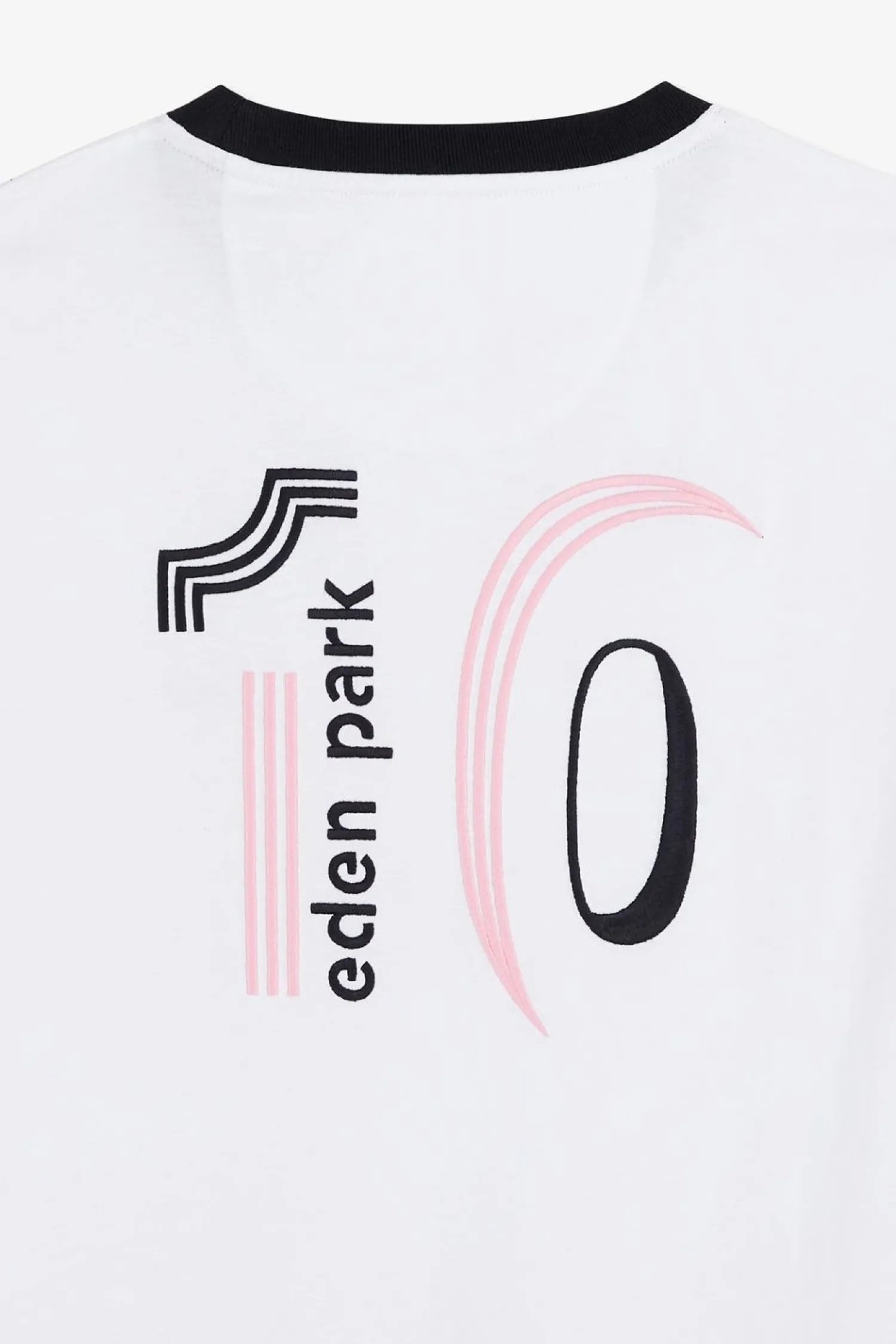 Discount T-hirt anche Courte Banc En Coton Broderie Nuero 10 Homme T-Shirts