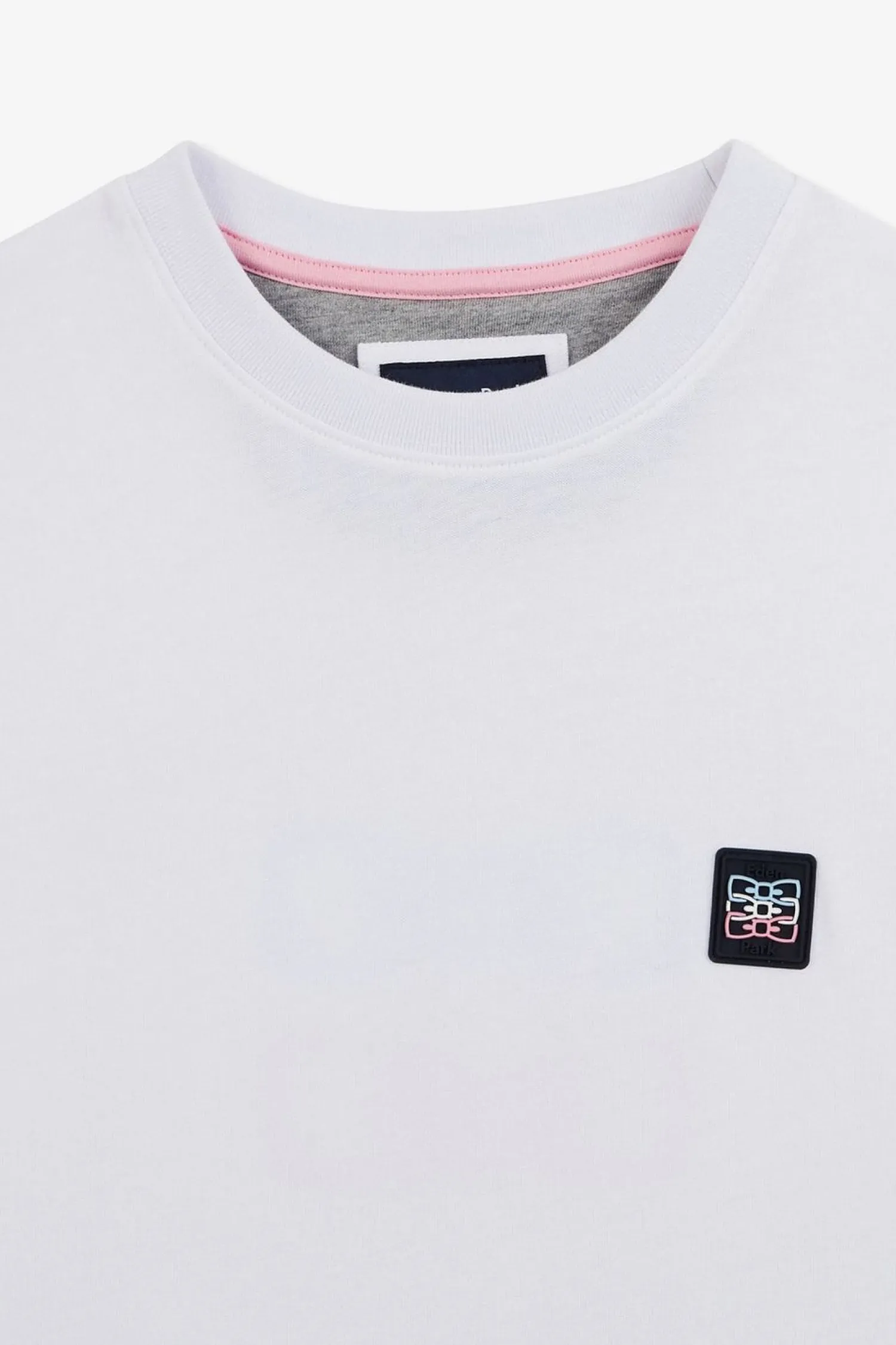 Sale T-hirt anche Courte Banc Avec ogo Reiefe Homme T-Shirts