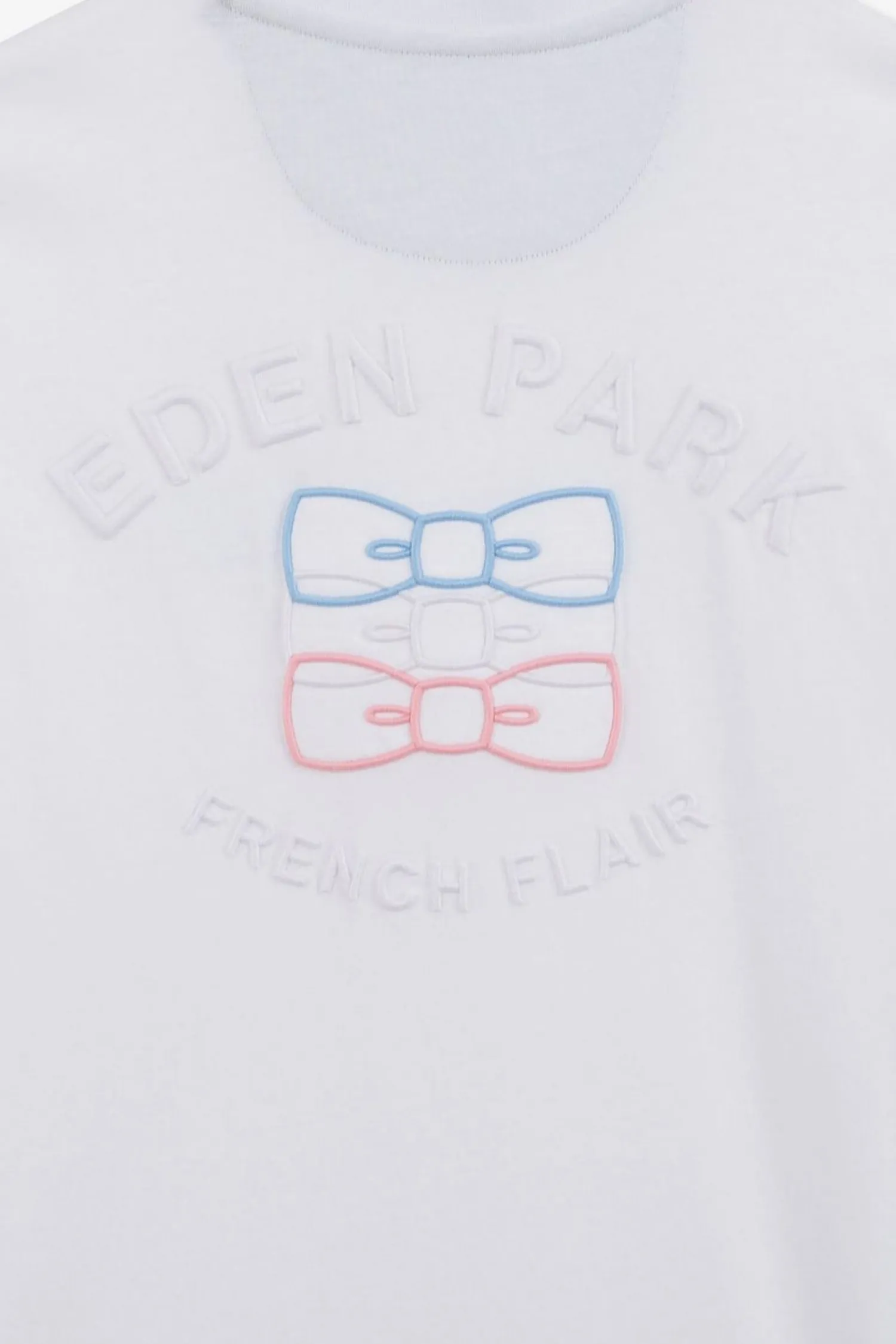 Sale T-hirt anche Courte Banc Avec ogo Reiefe Homme T-Shirts