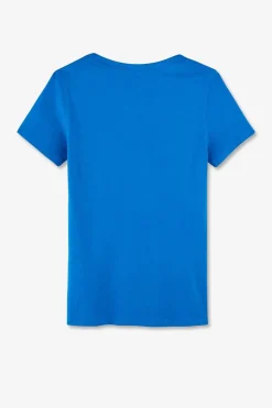 Sale T-hirt anche Courte Beu En Coton Pia Femme T-Shirts