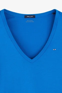 Sale T-hirt anche Courte Beu En Coton Pia Femme T-Shirts